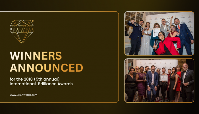 International Brilliance Awards™ 2018 Winners Announced