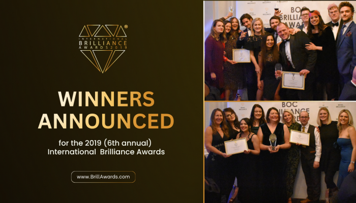 International Brilliance Awards™ 2019 Winners Announced