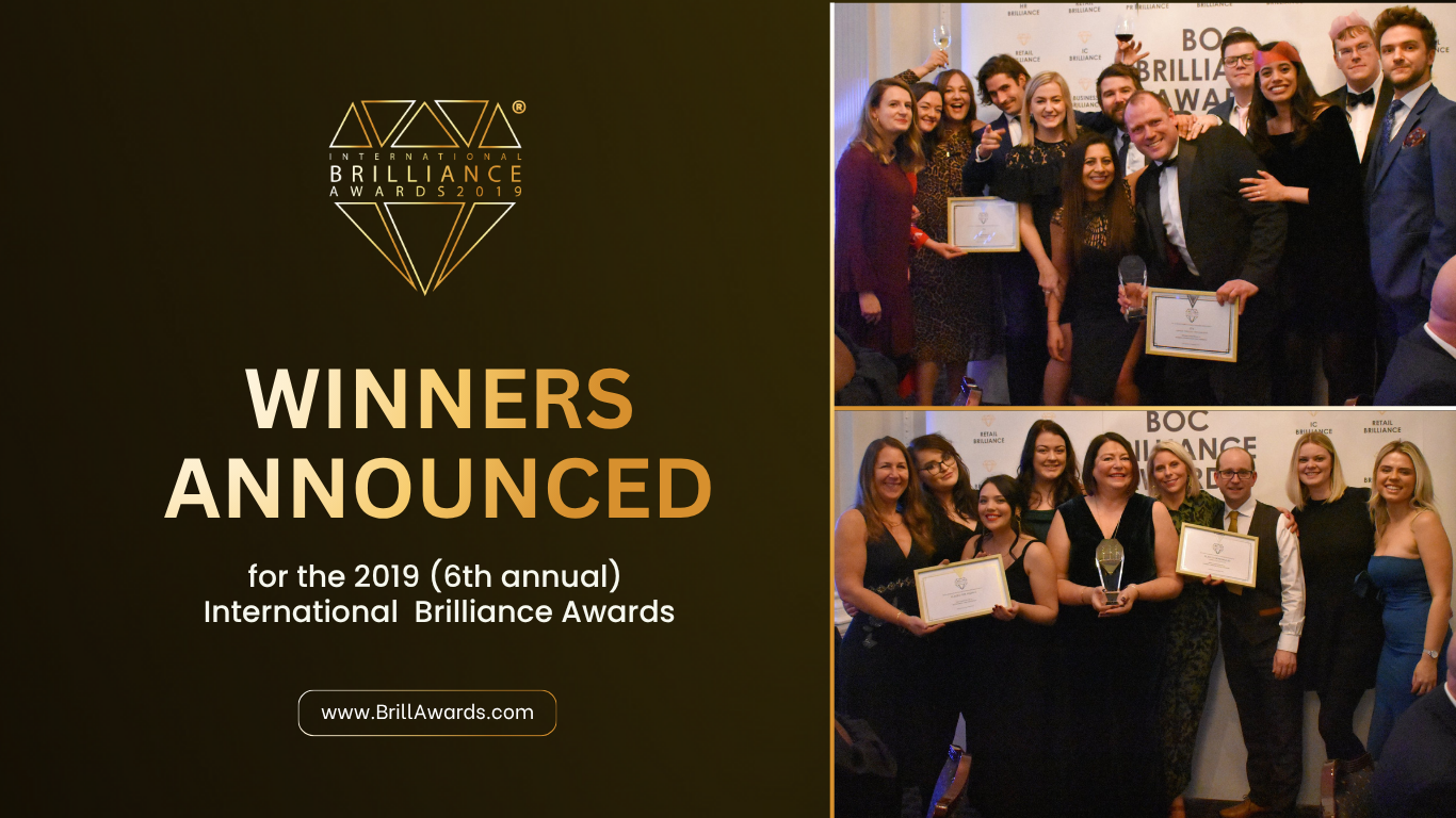 International Brilliance Awards™ 2019 Winners Announced