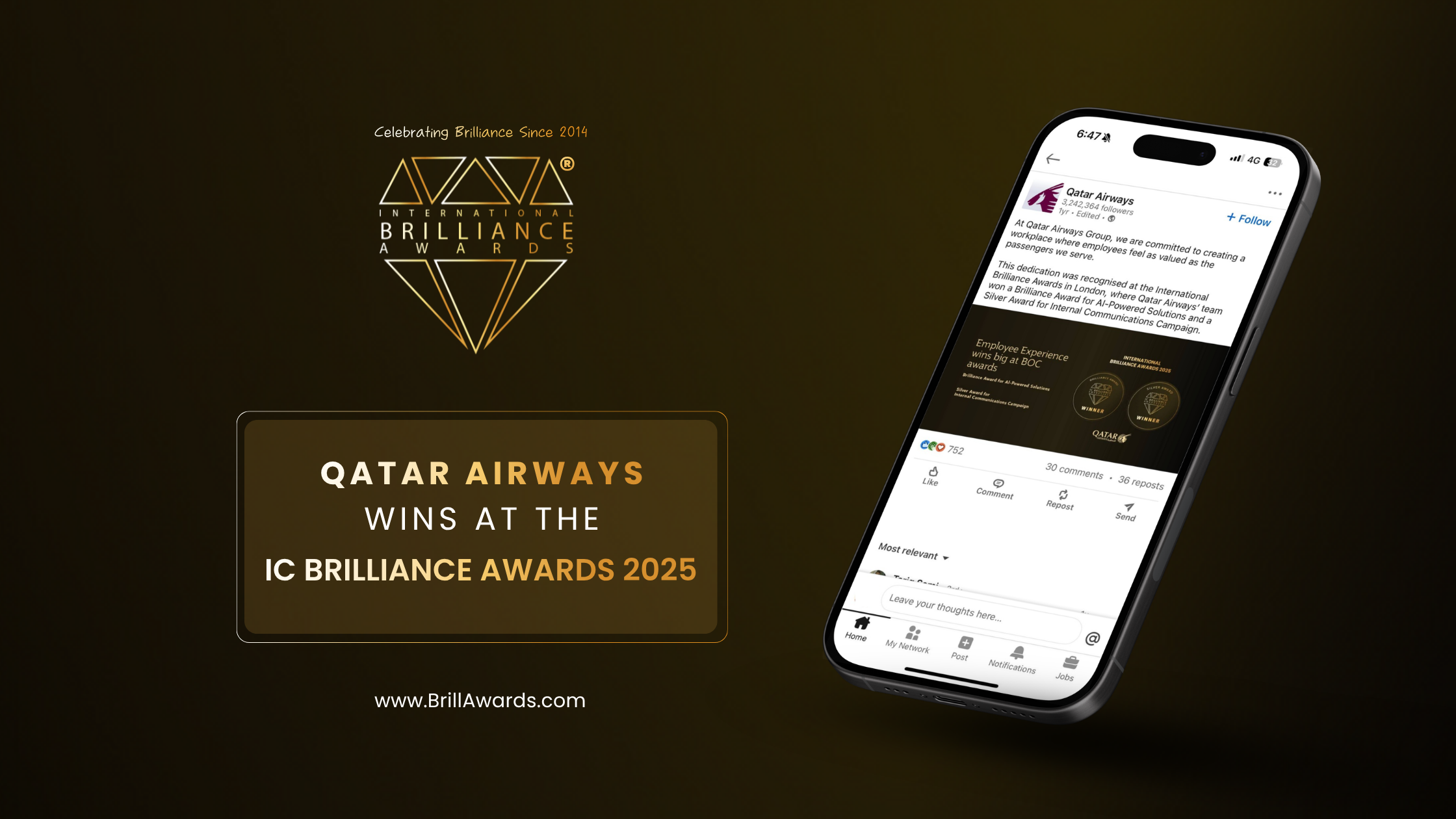 Qatar Airways Group wins at IC Brilliance Awards 2025