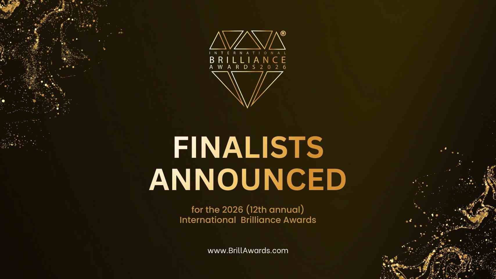 BRILLIANCE AWARDS 2026 – FINALISTS ANNOUNCED