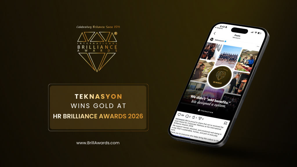 Teknasyon wins Gold Award for Corporate Wellness at the International Brilliance Awards 2026
