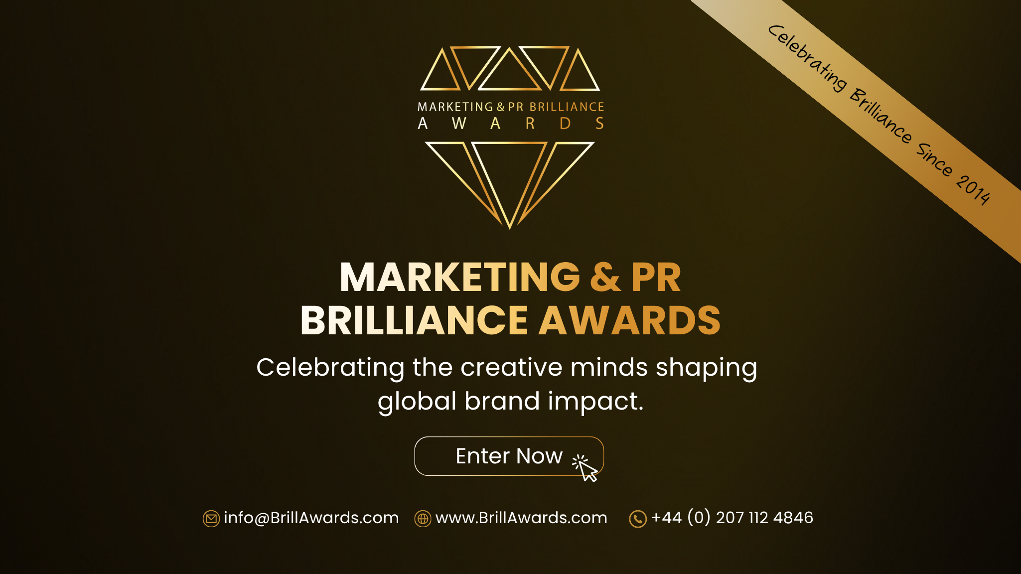 Marketing & PR Brilliance Awards - Banner