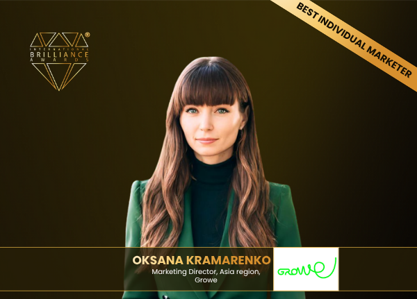 Oksana Kramarenko, Marketing Director, Asia region, Growe