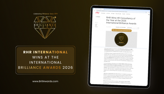 RHR wins at the International Brilliance Awards™ 2026