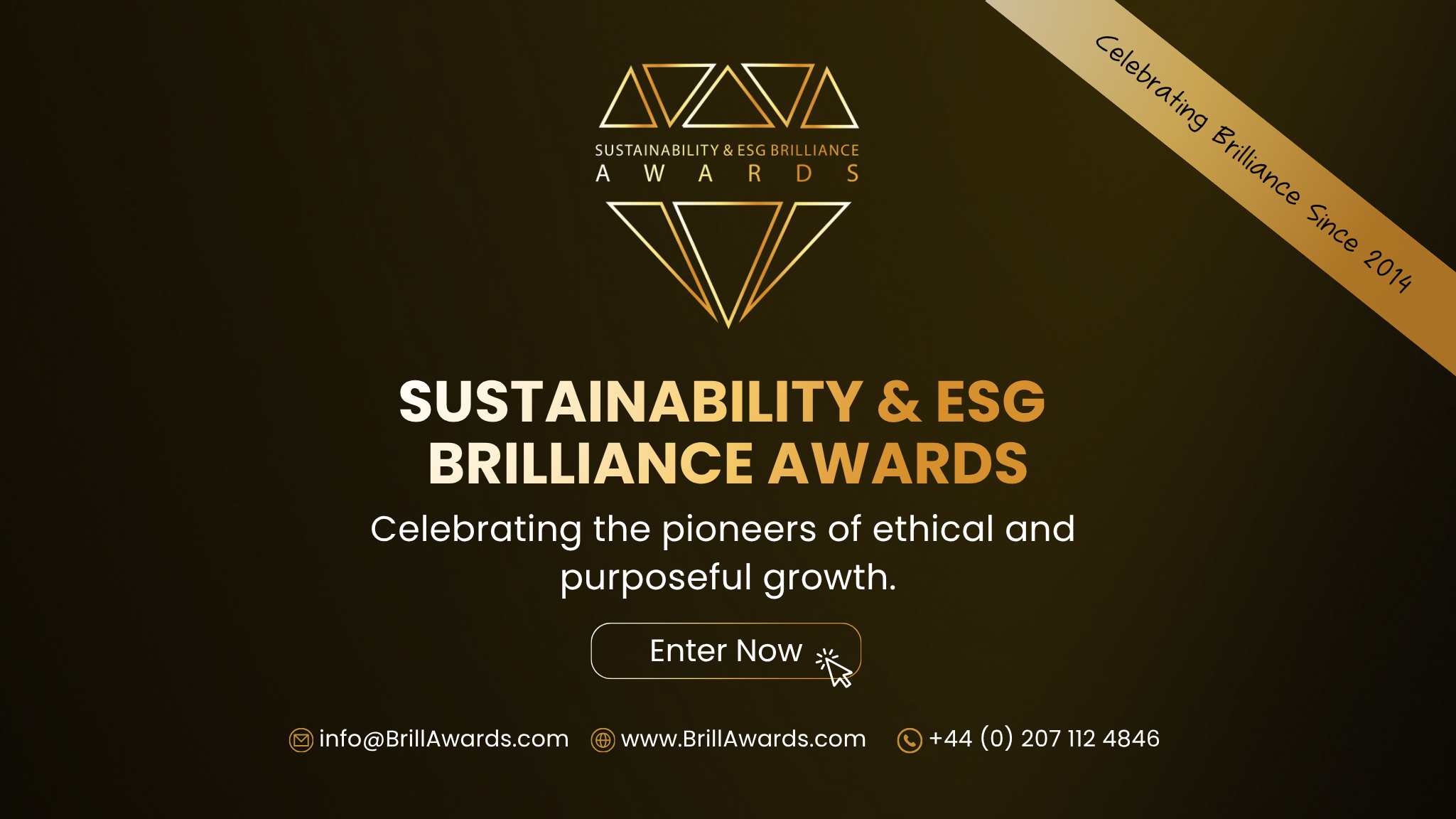 Sustainability & ESG Brilliance Awards - Banner