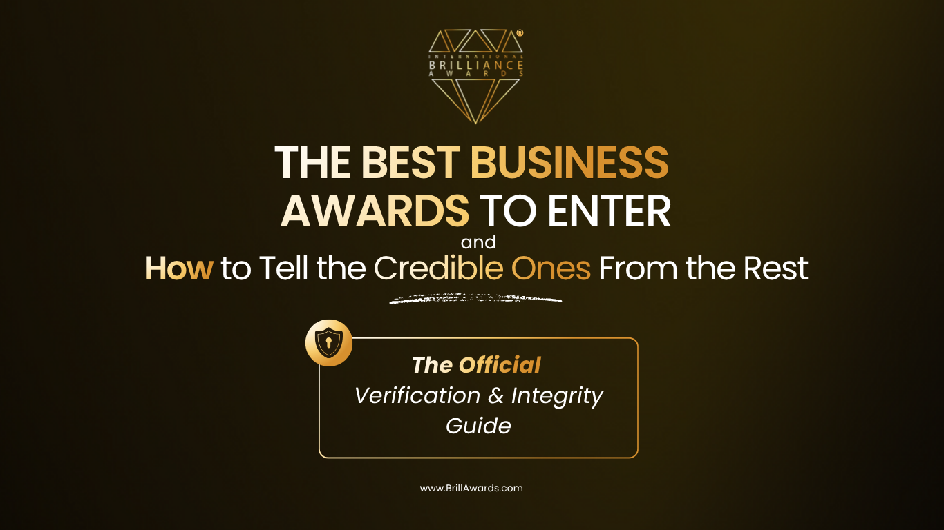 The Best Business Awards to Enter - The Official Verification & Integrity Guide-