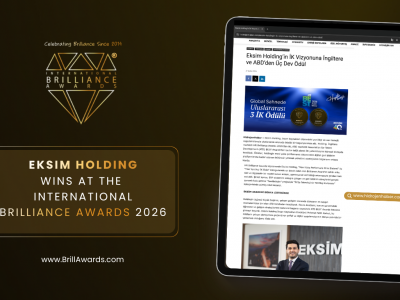 Brilliance in Press: Eksim Holding Triumphs with Three International Awards for Excellence