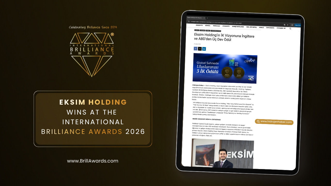 Brilliance in Press: Eksim Holding Triumphs with Three International Awards for Excellence