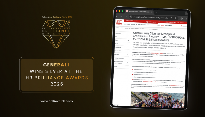 Brilliance in Press: Generali Wins Silver at 2026 HR Brilliance Awards
