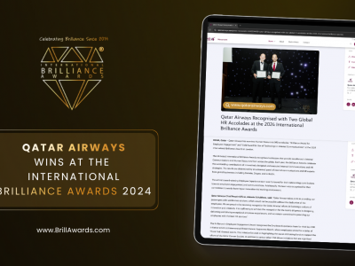Brilliance in Press: Qatar Airways Wins at the 2024 International Brilliance Awards™
