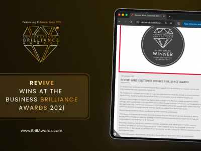 Brilliance in Press: Revive! Auto Innovations Wins Gold at the Business Brilliance Awards 2021