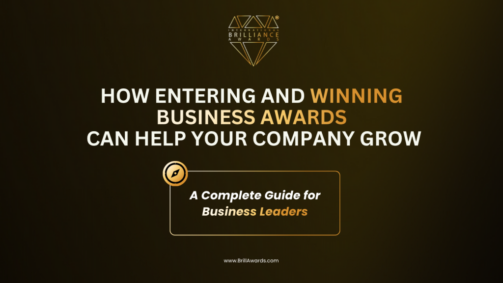How Entering and Winning Business Awards Can Help Your Company Grow