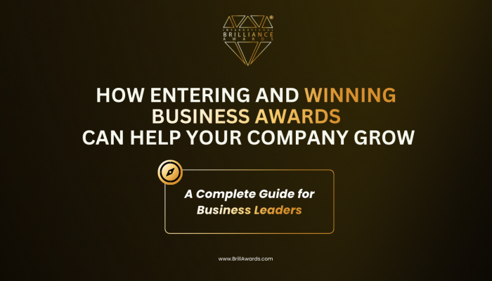 How Entering and Winning Business Awards Can Help Your Company Grow