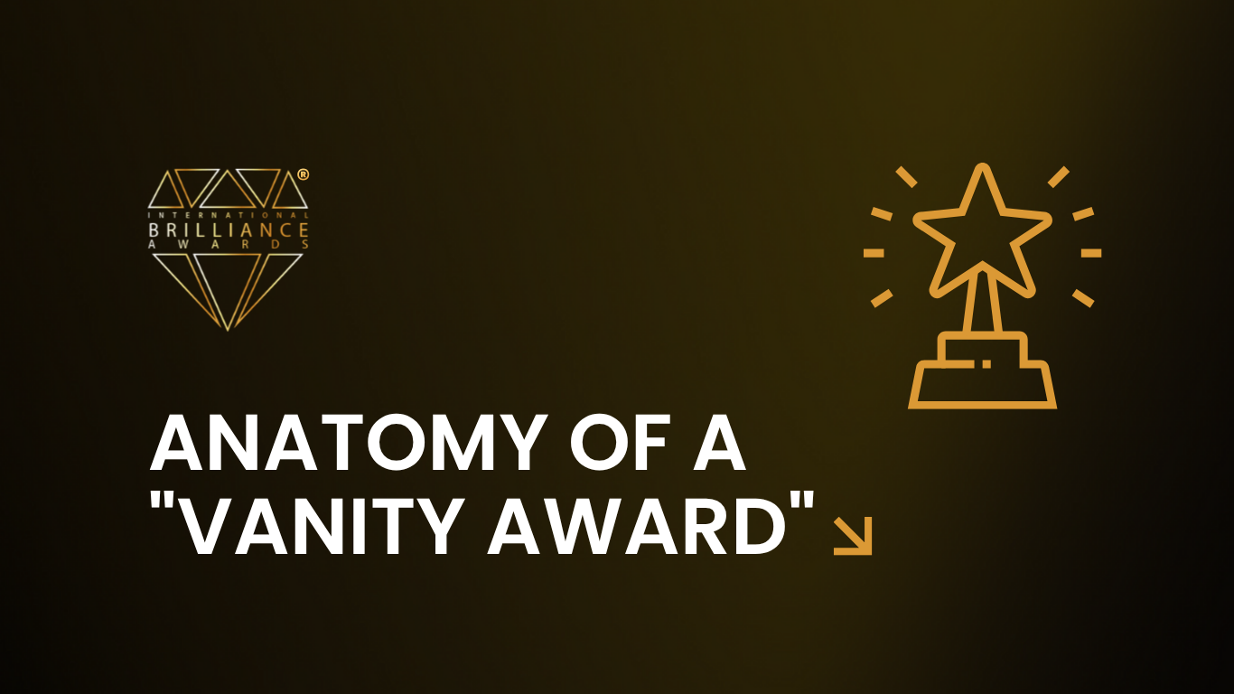 Anatomy of a Vanity Award
