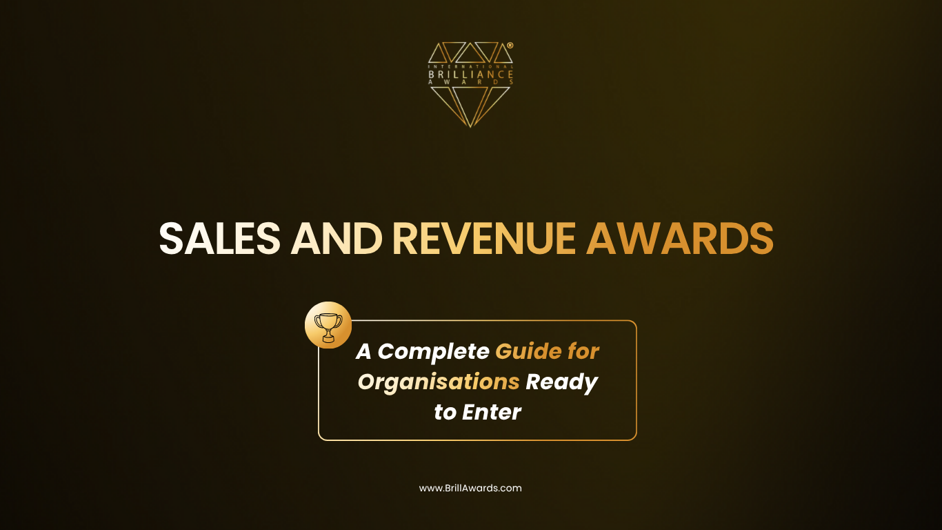 Sales and Revenue Awards- A Complete Guide for Organisations Ready to Enter