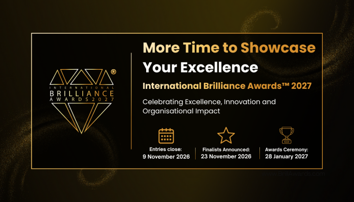 International Brilliance Awards™ 2027 Entry Deadline Extended to 9 November